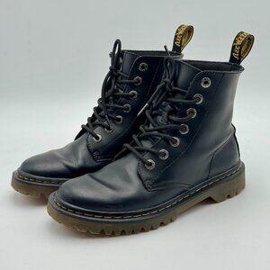 Dr Martens Luana Womens Sz 7 Leather Combat Lace Up Boots Goth Y2K Rave Whimsy